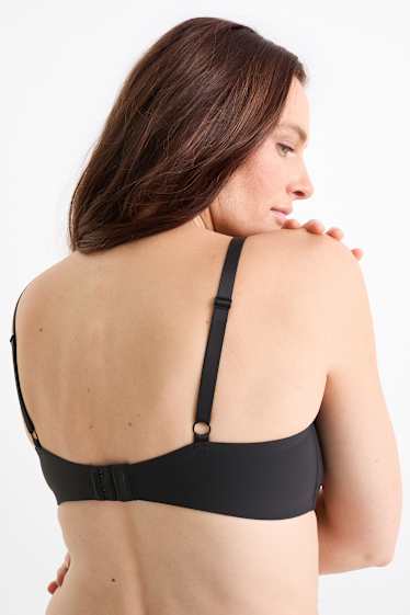 Femei - Sutien fără armătură - vătuit - LYCRA® - negru