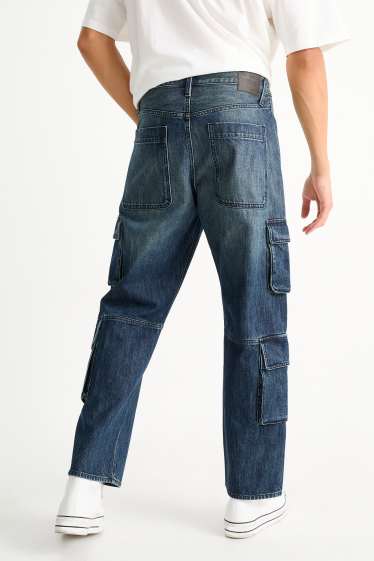 Bărbați - Cargo jeans - denim-albastru închis