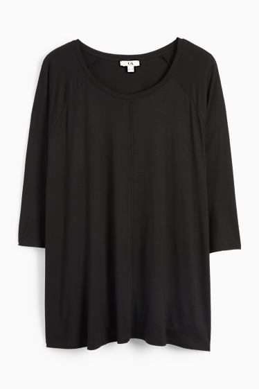 Dona - Samarreta de màniga llarga - negre