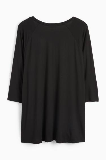 Dona - Samarreta de màniga llarga - negre