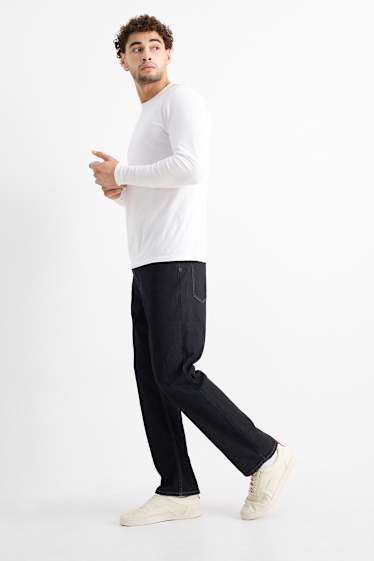 Bărbați - Straight jeans - LYCRA® - denim-albastru închis