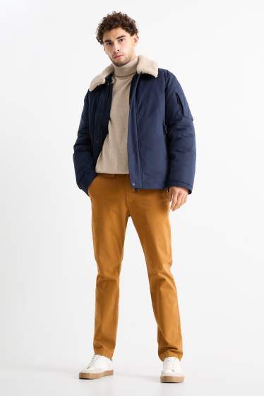 Men - Chinos - slim fit - Flex - havanna