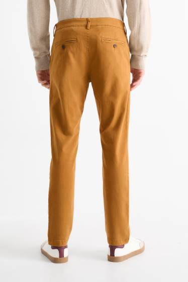 Men - Chinos - slim fit - Flex - havanna