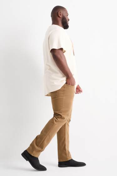 Bărbați - Slim jeans - Flex - LYCRA® - maro deschis