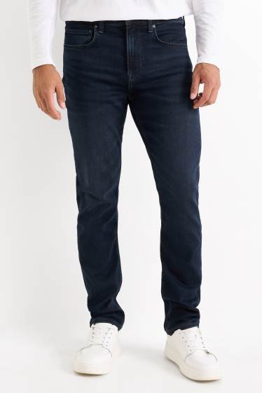 Bărbați - Slim jeans - Flex jog denim - LYCRA® - denim-albastru închis