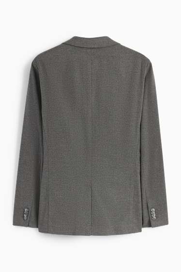 Bărbați - Sacou modular - slim fit - gri închis