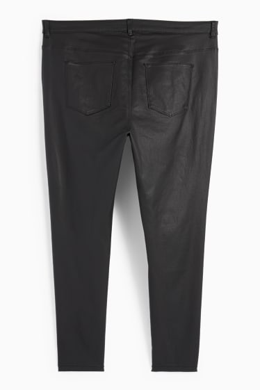 Femei - Pantaloni - talie înaltă - skinny fit - negru