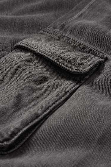 Bărbați - Cargo jeans - denim-gri închis