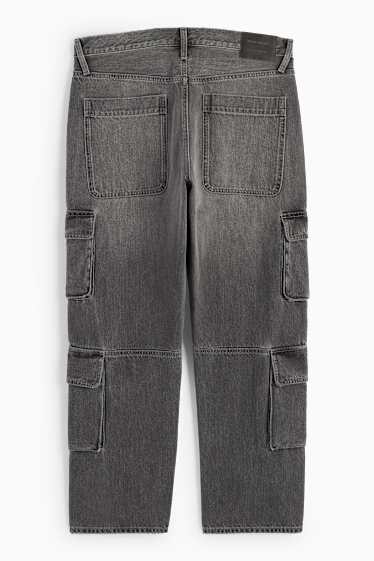 Bărbați - Cargo jeans - denim-gri închis