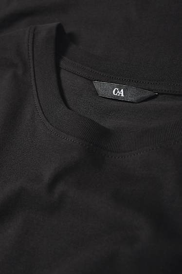 Bărbați - Multipack 5 buc. - tricou - regular fit - negru