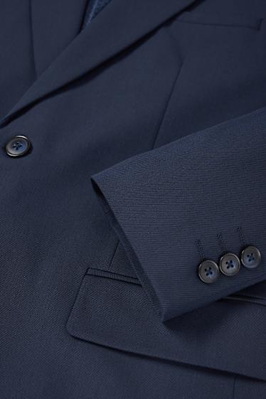 Bărbați - Sacou modular - slim fit - Flex - 4 Way Stretch - albastru închis