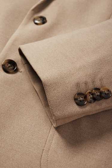 Bărbați - Sacou modular - slim fit - maro deschis