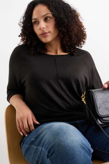 Dona - Samarreta de màniga llarga - negre