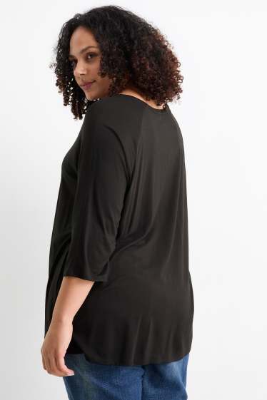 Dona - Samarreta de màniga llarga - negre