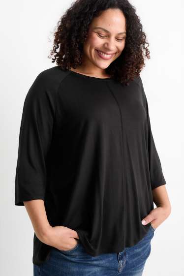 Dona - Samarreta de màniga llarga - negre