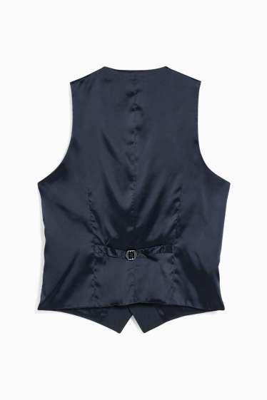 Bărbați - Vestă modulară - slim fit - Flex - LYCRA® - Mix & Match - albastru închis