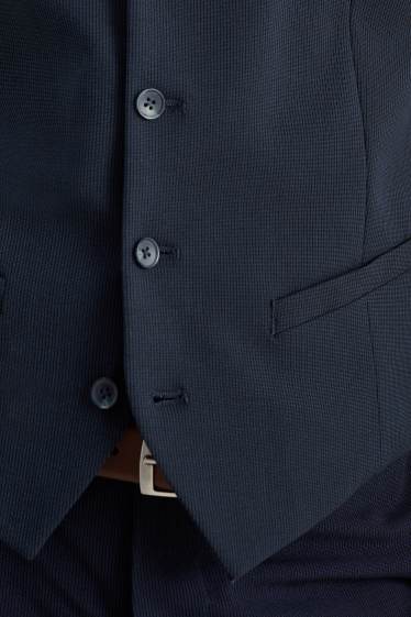 Bărbați - Vestă modulară - slim fit - Flex - LYCRA® - Mix & Match - albastru închis