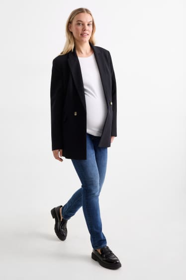 Femei - Jeans gravide - slim jeans - denim-albastru