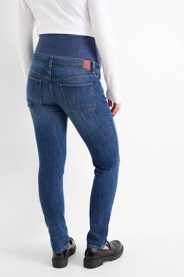 Femei - Jeans gravide - slim jeans - denim-albastru