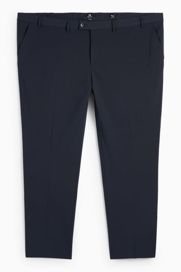 Men - Mix & match suit trousers - regular fit - Flex - dark blue