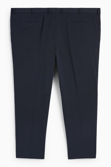Men - Mix & match suit trousers - regular fit - Flex - dark blue