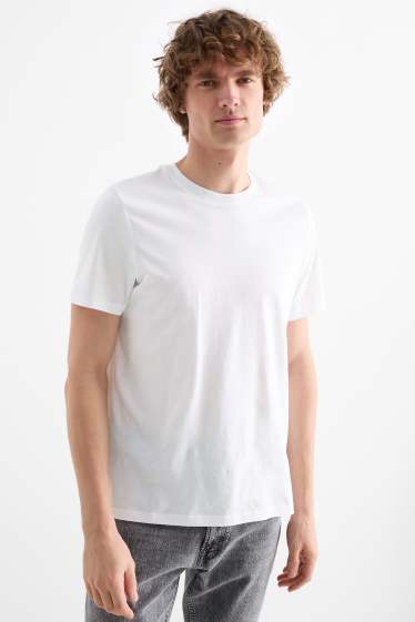 Bărbați - Multipack 5 buc. - tricou - regular fit - alb
