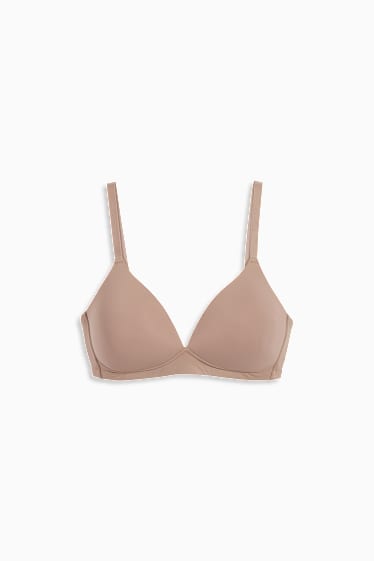 Femei - Sutien fără armătură - vătuit - LYCRA® - bej
