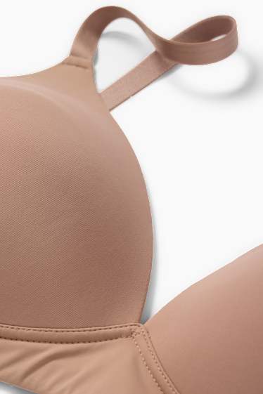 Femei - Sutien fără armătură - vătuit - LYCRA® - bej