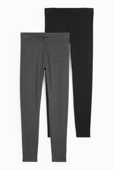 Women - Multipack of 2 - leggings - dark gray