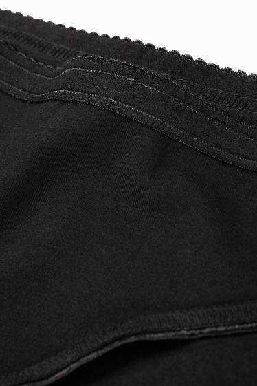 Women - Multipack of 4 - knickers - black