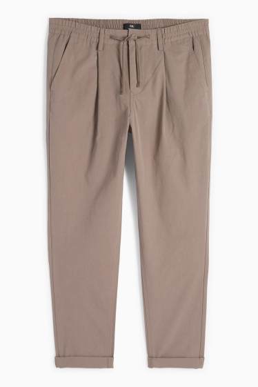 Bărbați - Chino - regular fit - gri închis