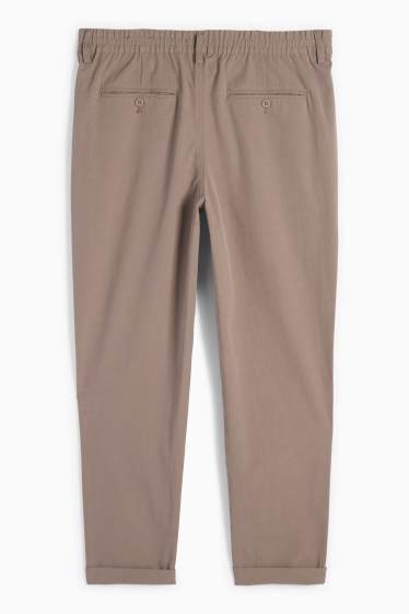 Bărbați - Chino - regular fit - gri închis