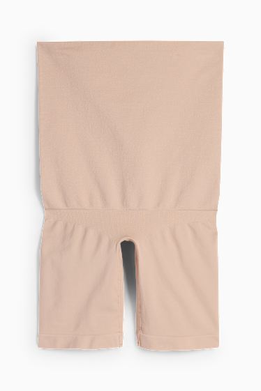 Femei - Pantaloni modelatori - fără cusături - bej