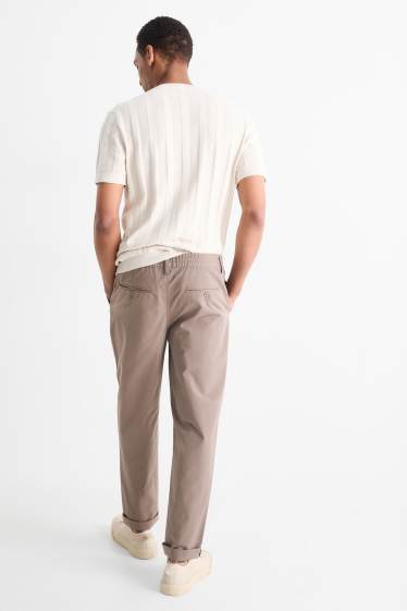 Bărbați - Chino - regular fit - gri închis