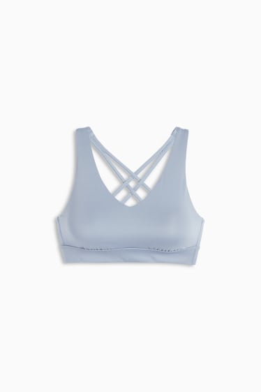 Femei - Sutien funcțional - vătuit - 4 Way Stretch - albastru