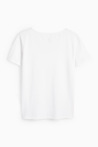 Femei - Tricou - slim fit - alb