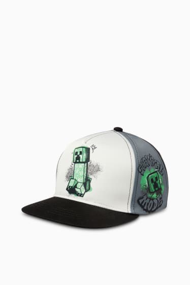 Copii - Băieți - Minecraft - șapcă de baseball - negru