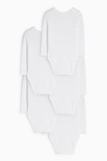 Unisex - Multipack 5 buc. - body bebeluși - alb