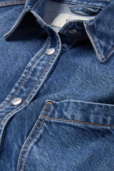 Femei - Bluză din denim - denim-albastru