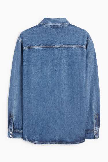 Femei - Bluză din denim - denim-albastru