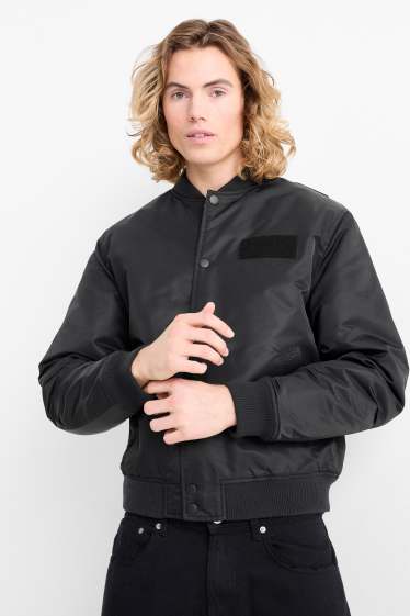Bărbați - Jachetă de aviator - negru
