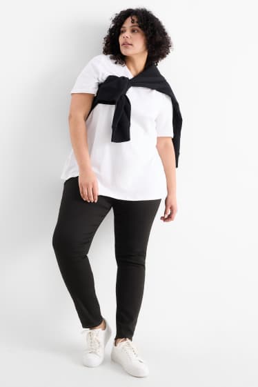 Femei - Jegging jeans - talie înaltă - negru