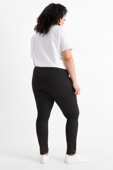 Femei - Jegging jeans - talie înaltă - negru