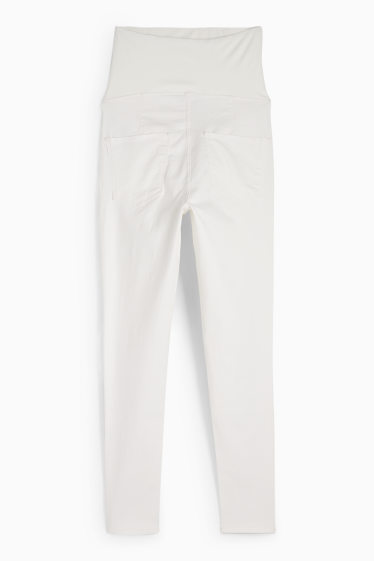 Femei - Jeans gravide - jegging jeans - LYCRA® - alb-crem