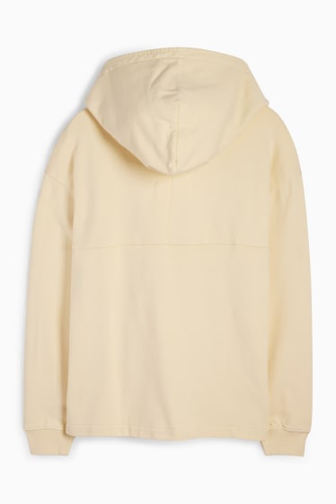 Heren - Hoodie - lichtgeel