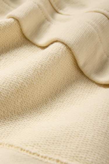 Heren - Hoodie - lichtgeel