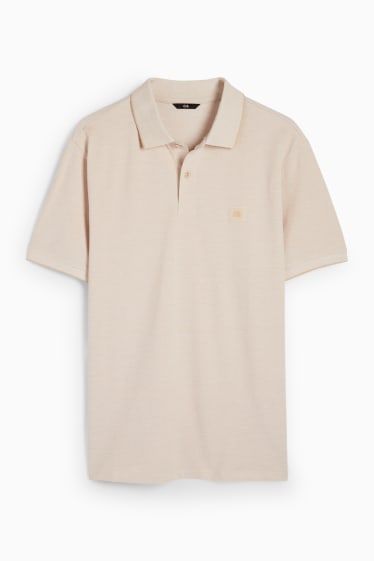 Bărbați - Tricou polo - bej