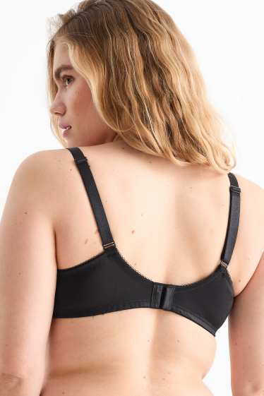 Femei - Sutien minimizer fără armătură - negru