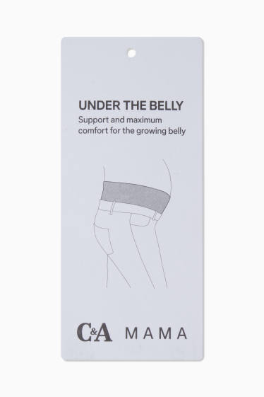 Femei - Pantaloni de pijama gravide - cu model - gri deschis