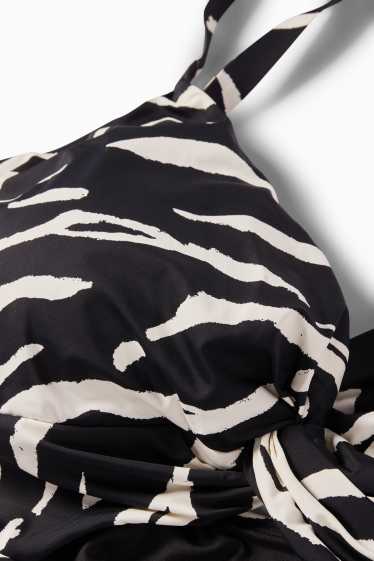 Femei - Costum de baie - vătuit - LYCRA® XTRA LIFE™ - cu model - alb / negru